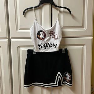 FSU Cheer Skirt and Top